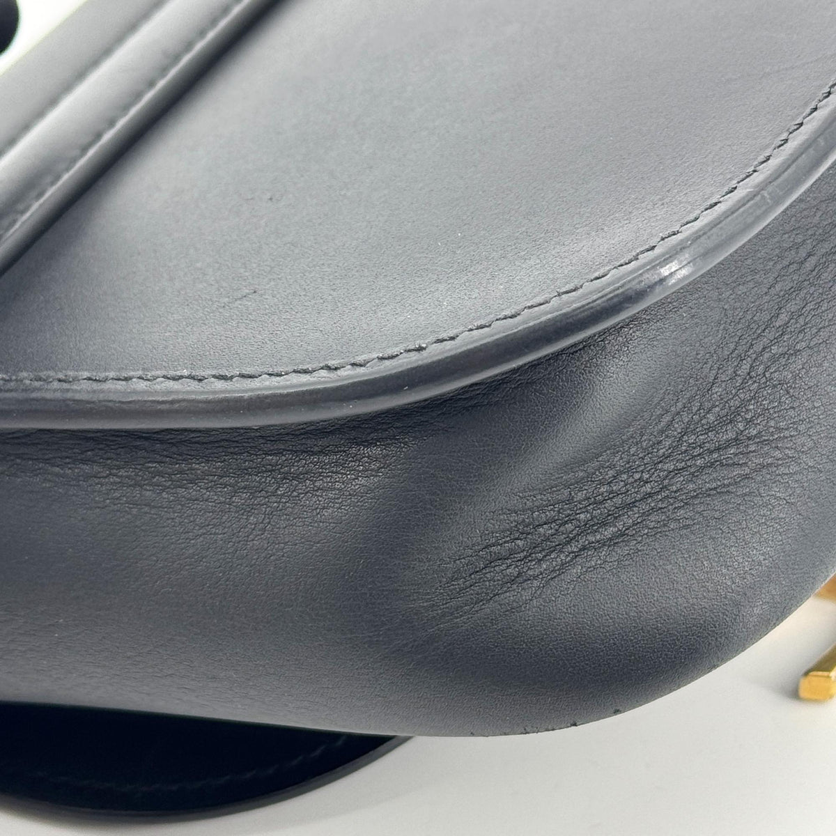Saint Laurent Kaia Leather, Black, Leather, Shoulder Bag