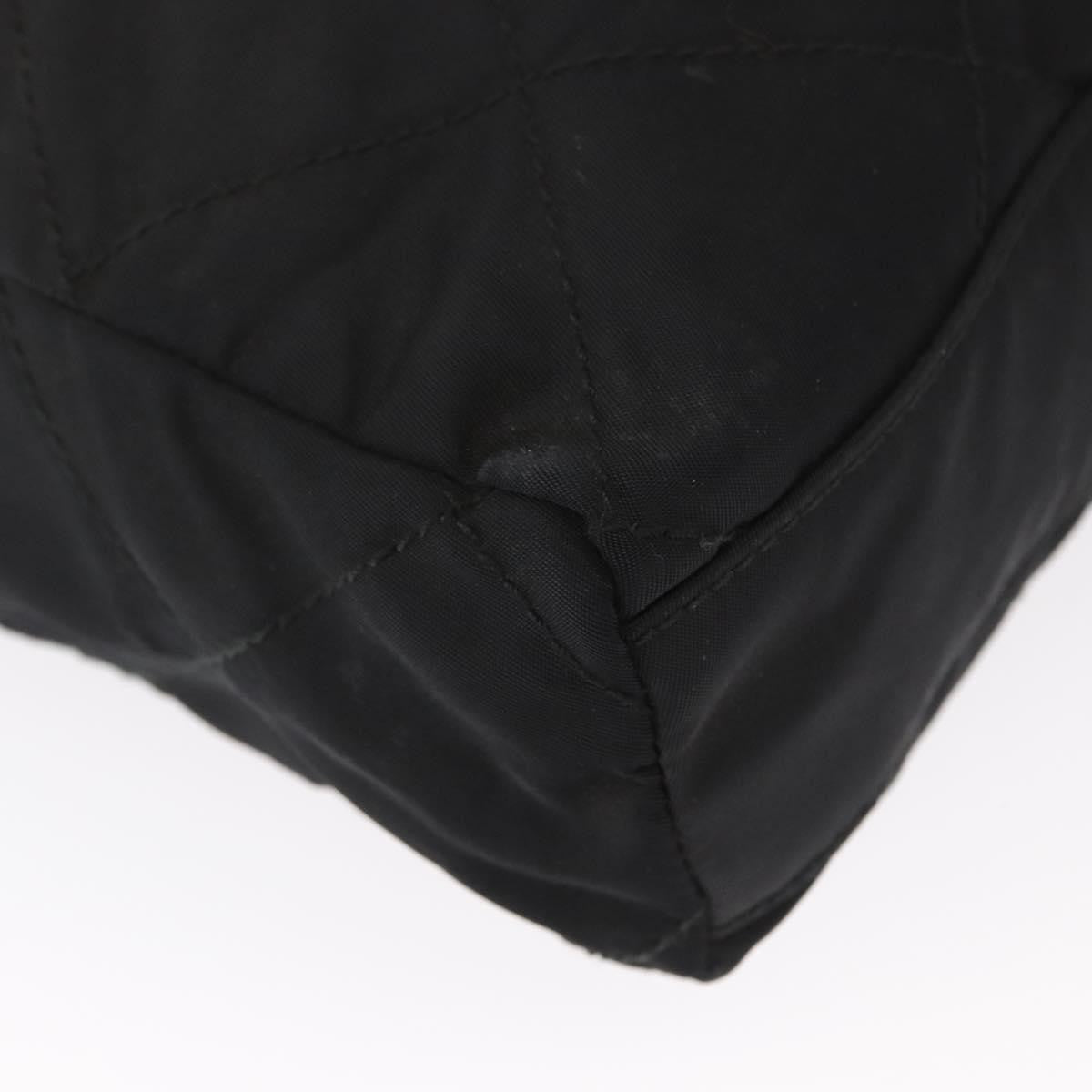 Prada Re-Edition 1995 Chain Tote Quilted Re-Nylon, Black, Nylon, Shoulder Bag