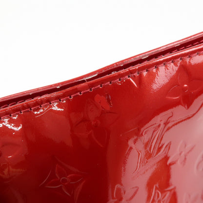 Louis Vuitton Brentwood Monogram Vernis, Red, Patent Leather, Handbag