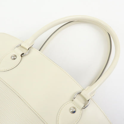 Louis Vuitton Passy Epi Leather, White, Leather, Tote Bag