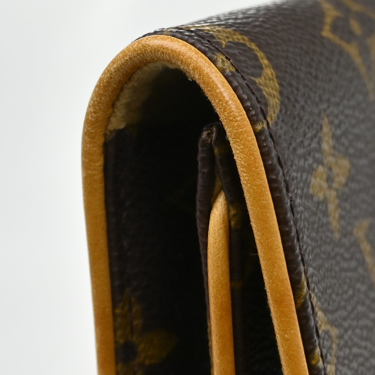 Louis Vuitton Twin Monogram Canvas, Brown, Canvas, Clutch