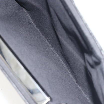 Fendi Grande Colorblock Clutch Leather, Silver, Leather, Clutch