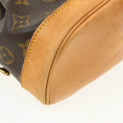 Louis Vuitton Montsouris Monogram, Brown, Canvas, Backpack