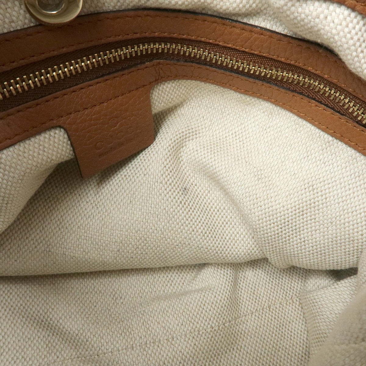 Gucci Soho Chain Strap Leather, Brown, Leather, Shoulder Bag
