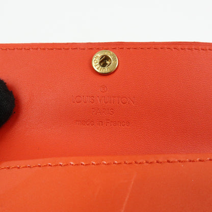 Louis Vuitton Ludlow Vernis, Orange, Leather, Wallet
