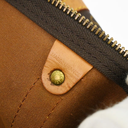 Louis Vuitton Keepall Monogram, Brown, Canvas, Travel Bag