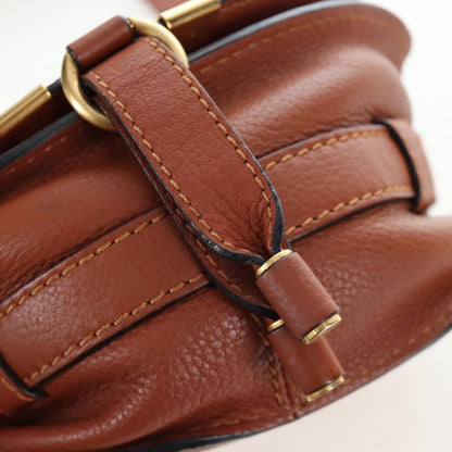 Chloe Marcie Leather, Brown, Leather, Crossbody Bag