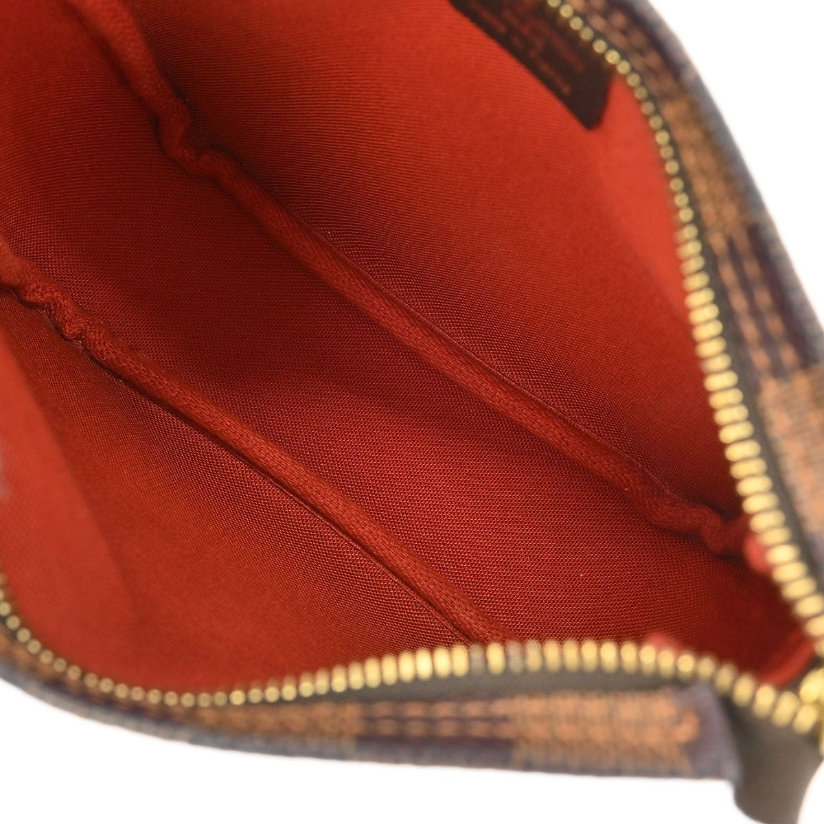 Louis Vuitton Trousse Make Up Damier Canvas, Brown, Canvas, Clutch