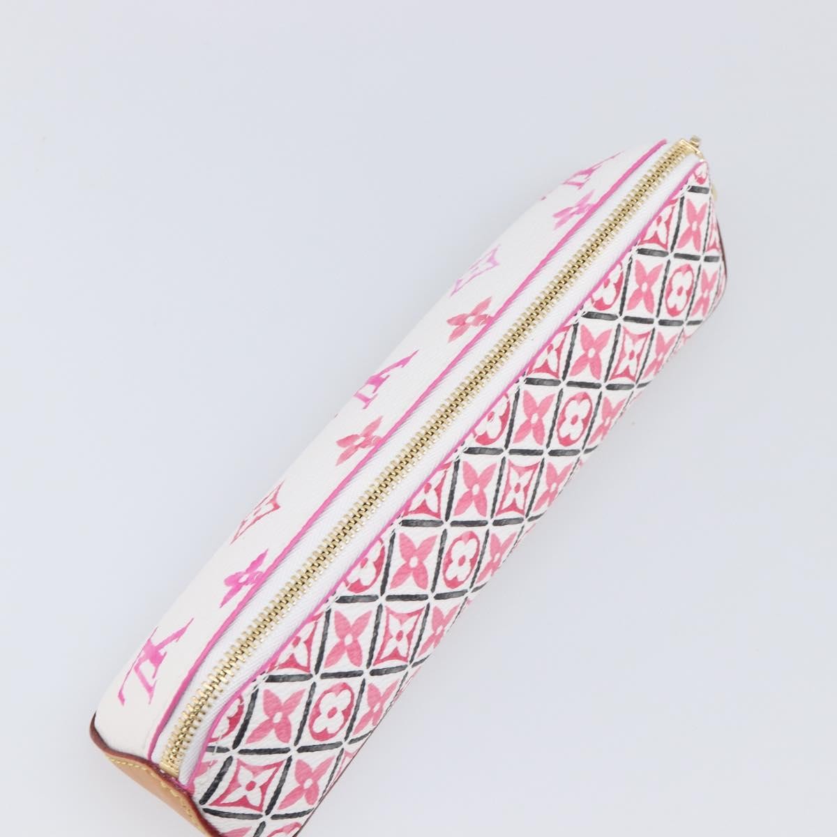 Louis Vuitton Elizabeth Pencil Limited Edition Escale Monogram Giant, Pink, Canvas, Clutch