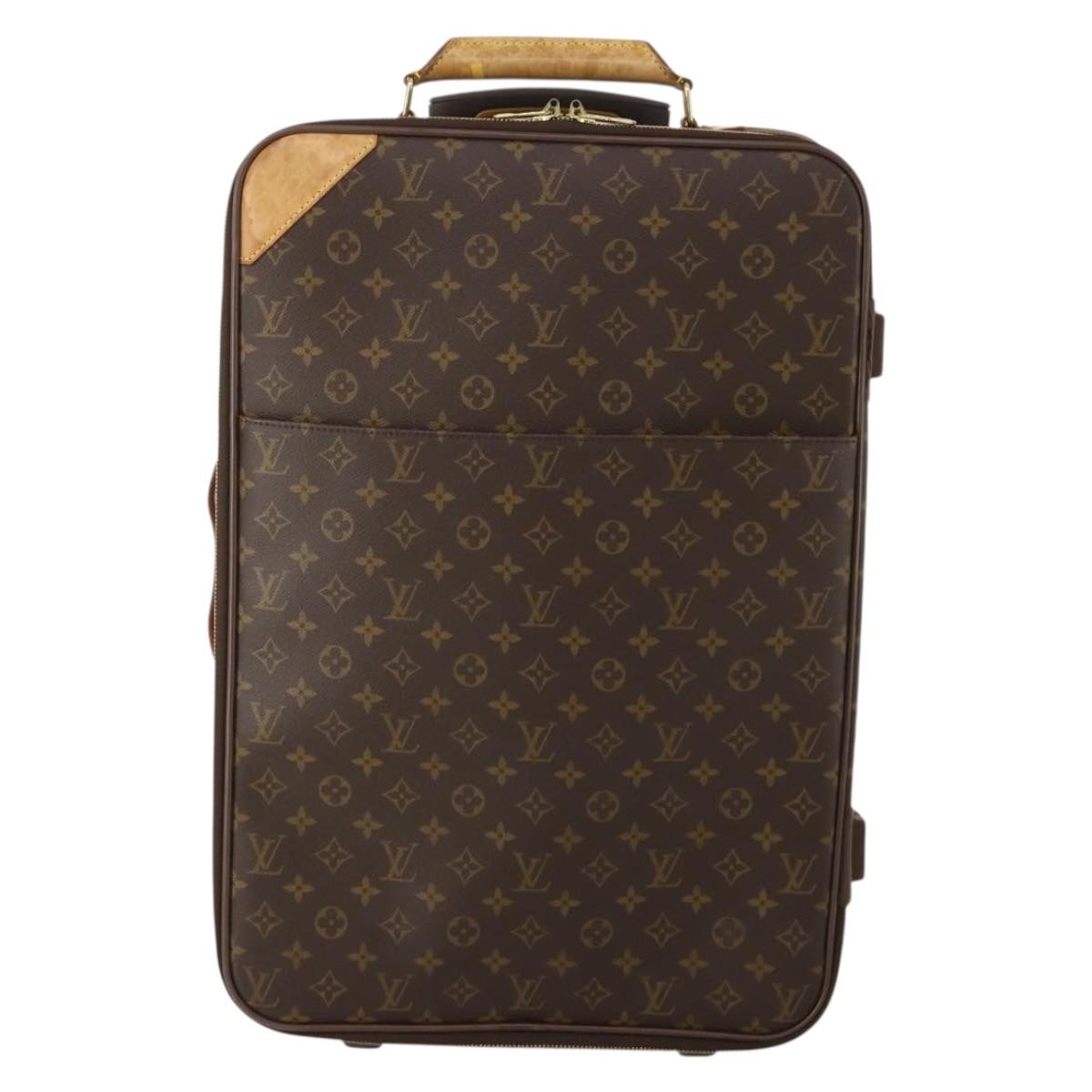 Louis Vuitton Pegase Luggage Monogram Canvas, Brown, Canvas, Travel Bag