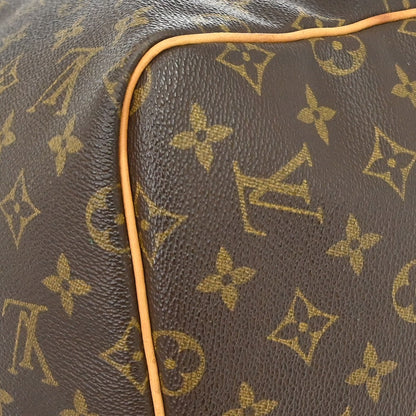 Louis Vuitton Keepall Monogram, Brown, Canvas, Travel Bag