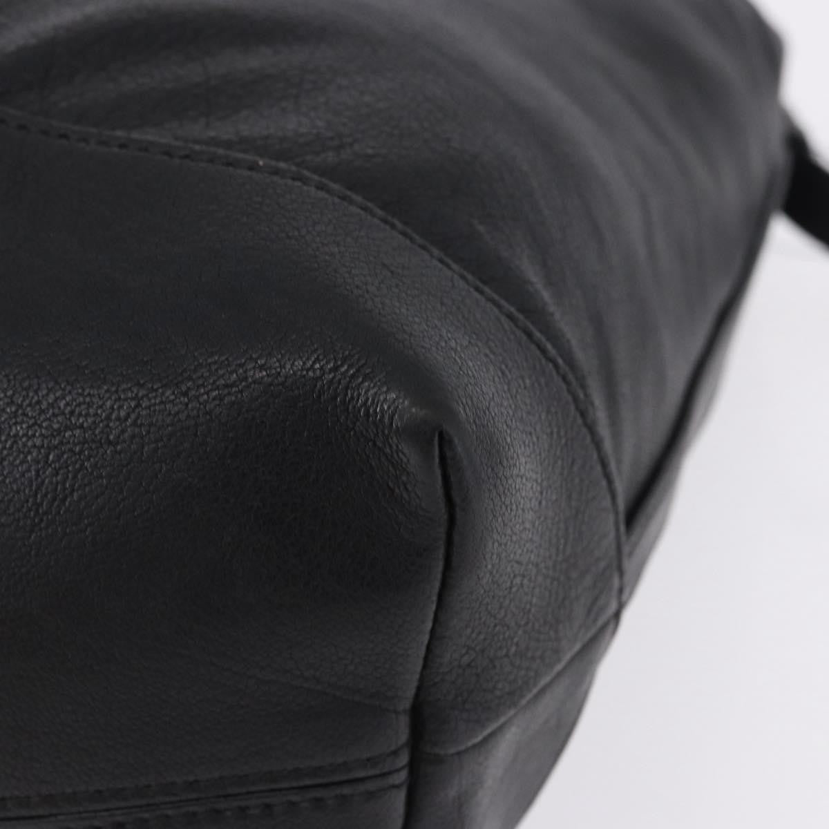 Miu Miu Zip Front Pocket Shopping Tote Leather, Black, Leather, Shoulder Bag