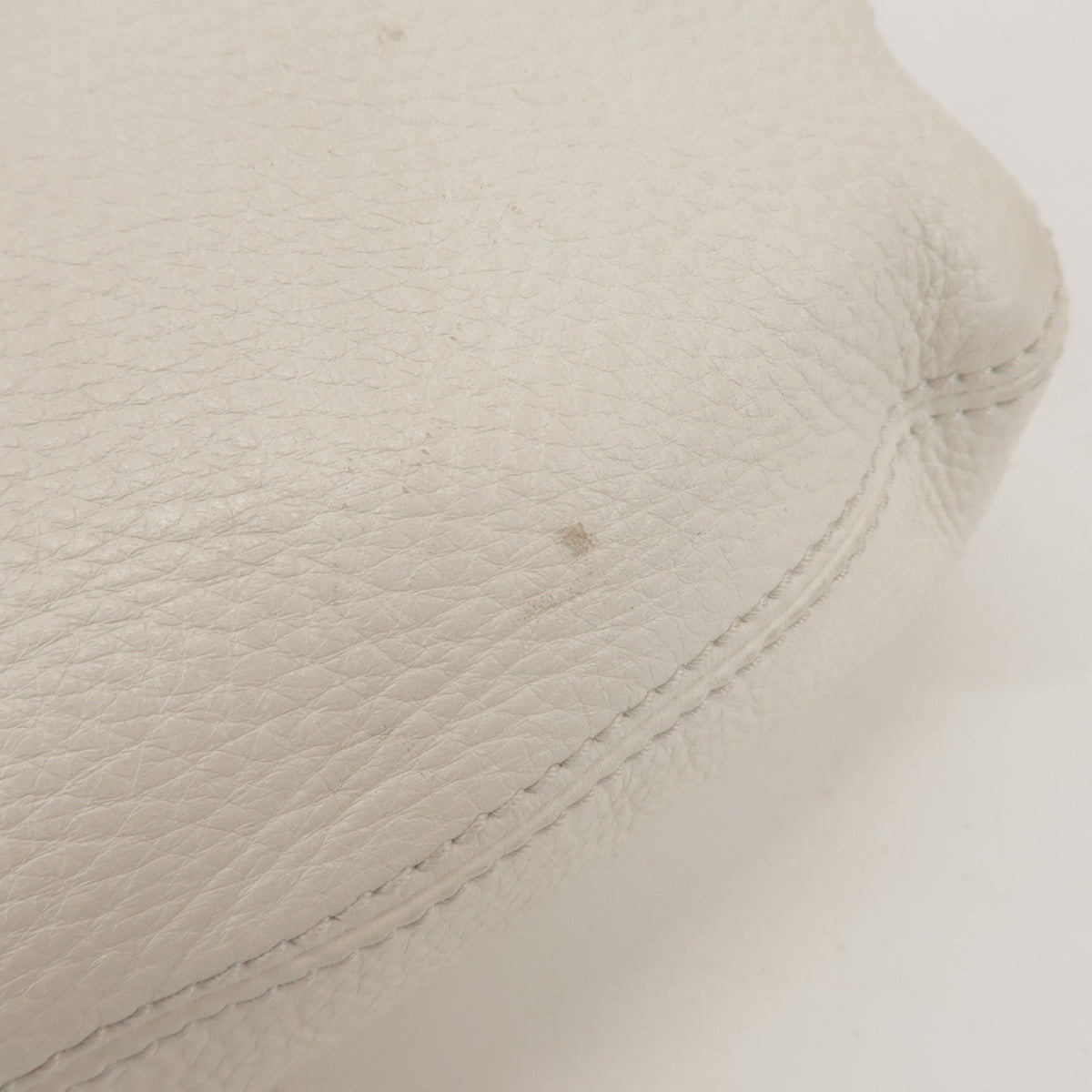 Bottega Veneta Shoulder Leather, White, Leather, Shoulder Bag