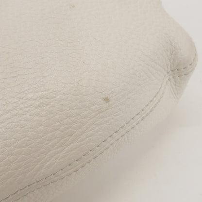 Bottega Veneta Shoulder Leather, White, Leather, Shoulder Bag