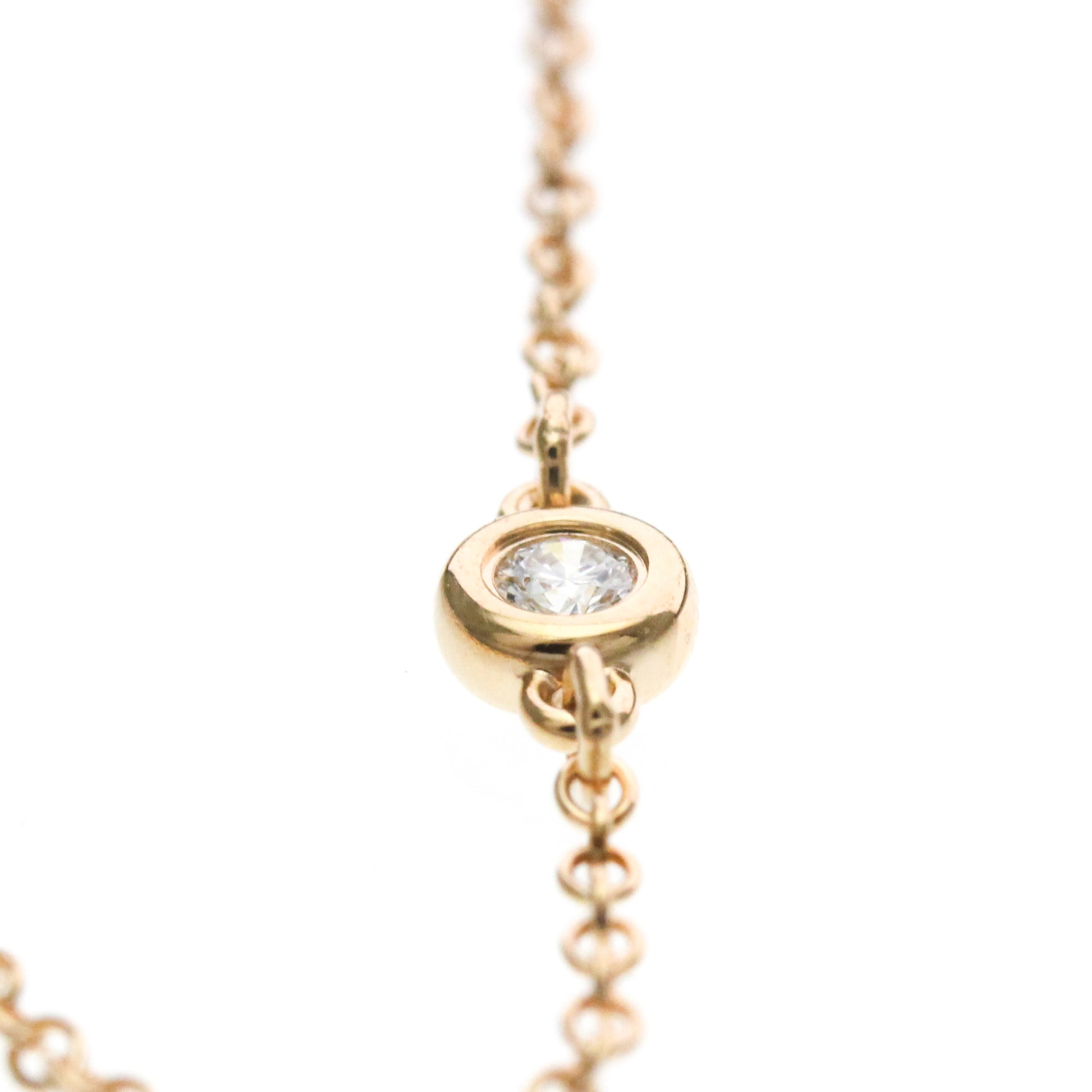 Tiffany & Co. Peretti Diamonds By The Yard 18K Rose Gold with Diamond, Gold, Pink Gold, Bracelet