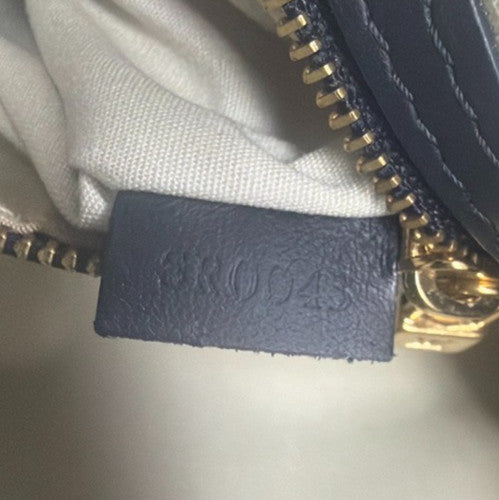 Louis Vuitton Lucille Mini Lin, Blue, Canvas, Handbag