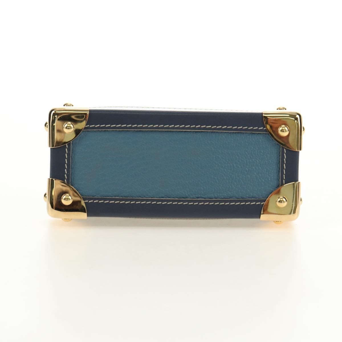 Louis Vuitton Porte-Monnaie Coin Purse Leather, Blue, Leather, Card Holder