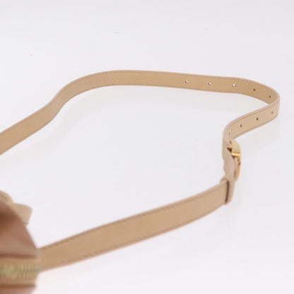 Fendi Chameleon Satchel Leather, Beige, Leather, Handbag