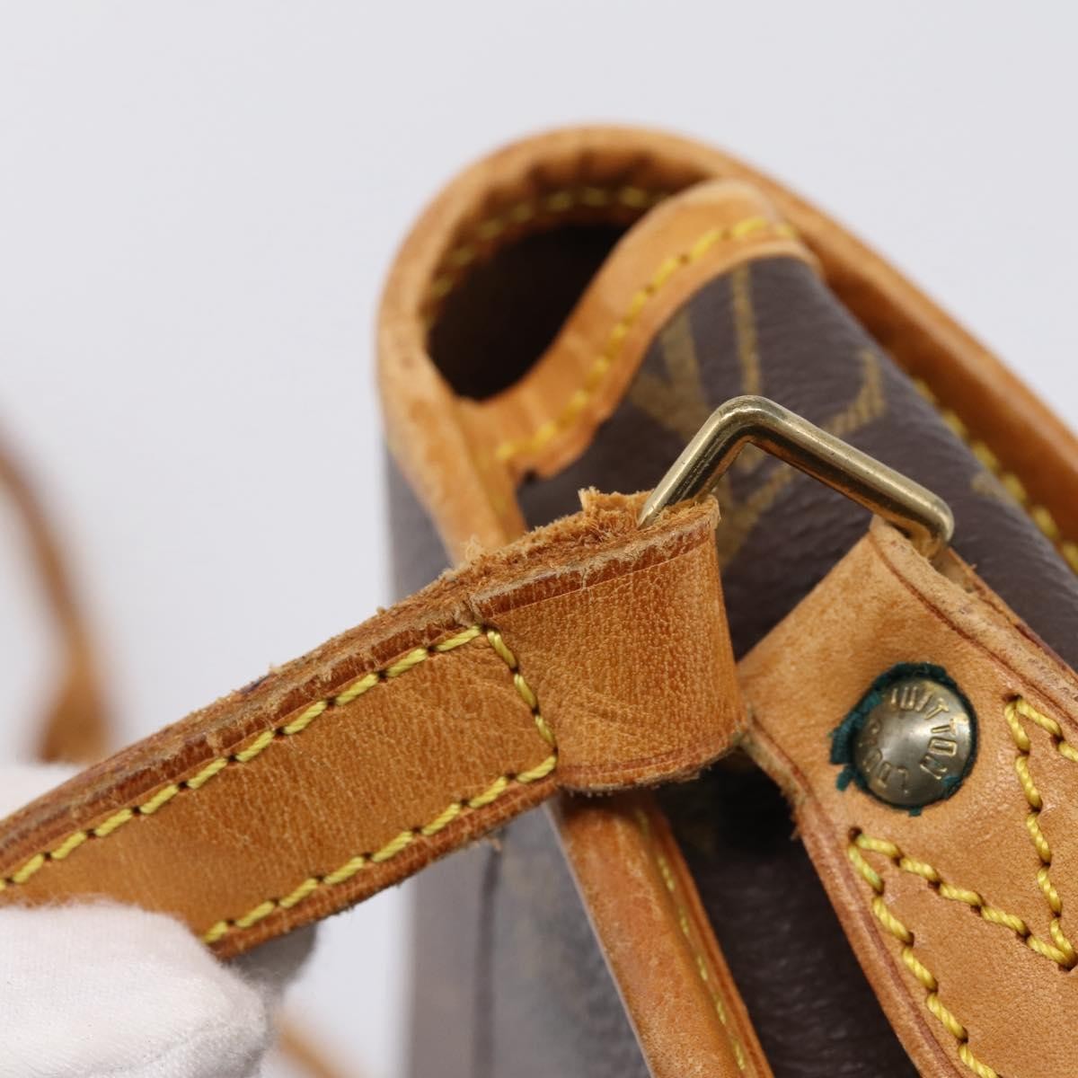 Louis Vuitton Sac Gibeciere Messenger Monogram Canvas, Brown, Canvas, Shoulder Bag