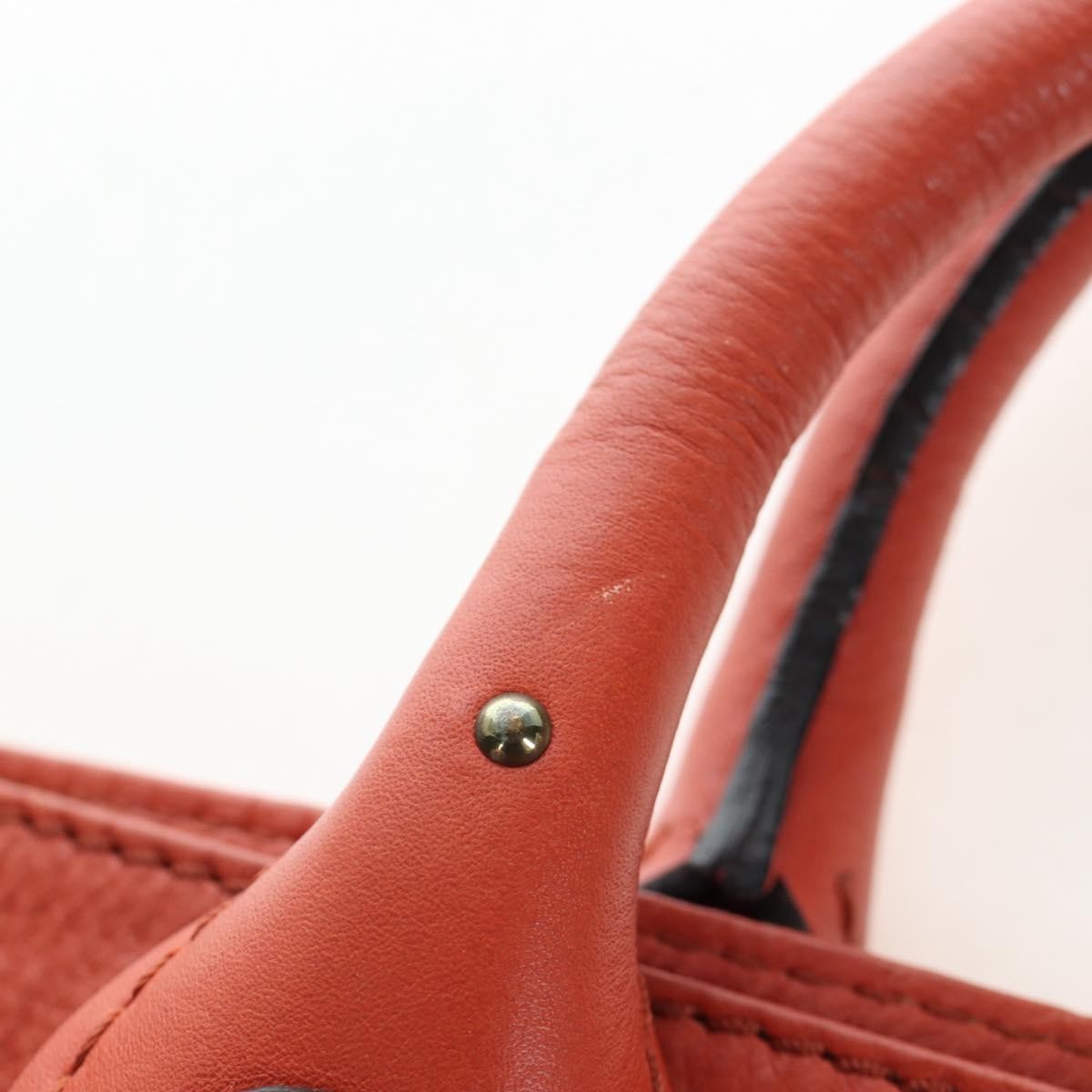 Chloe Paddington Leather, Orange, Leather, Tote Bag