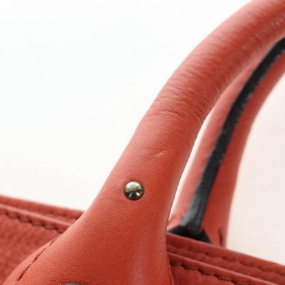 Chloe Paddington Leather, Orange, Leather, Tote Bag