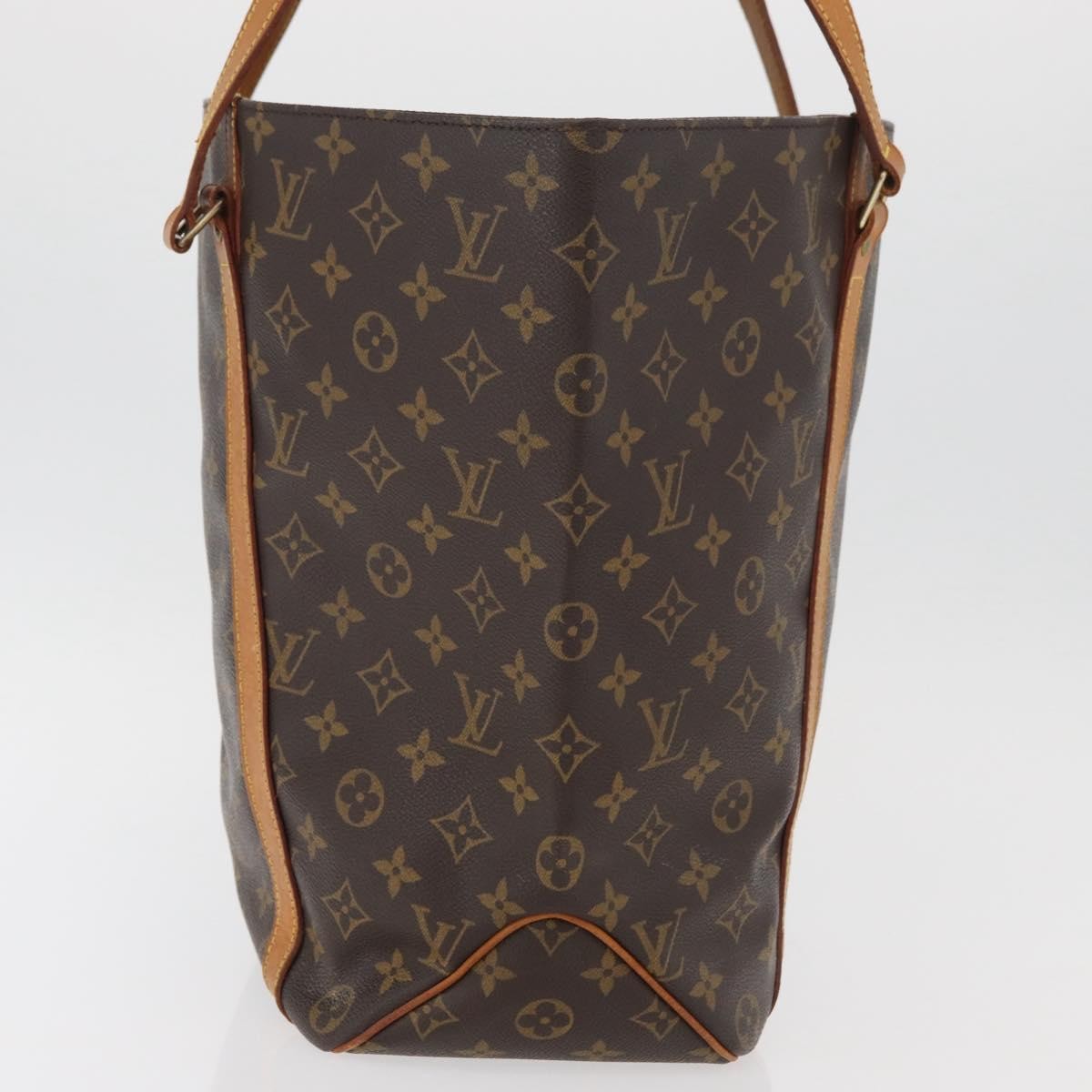 Louis Vuitton Shopping Sac Monogram Canvas, Brown, Canvas, Handbag