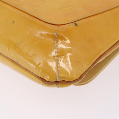Louis Vuitton Thompson Street Monogram Vernis, Yellow, Patent Leather, Shoulder Bag