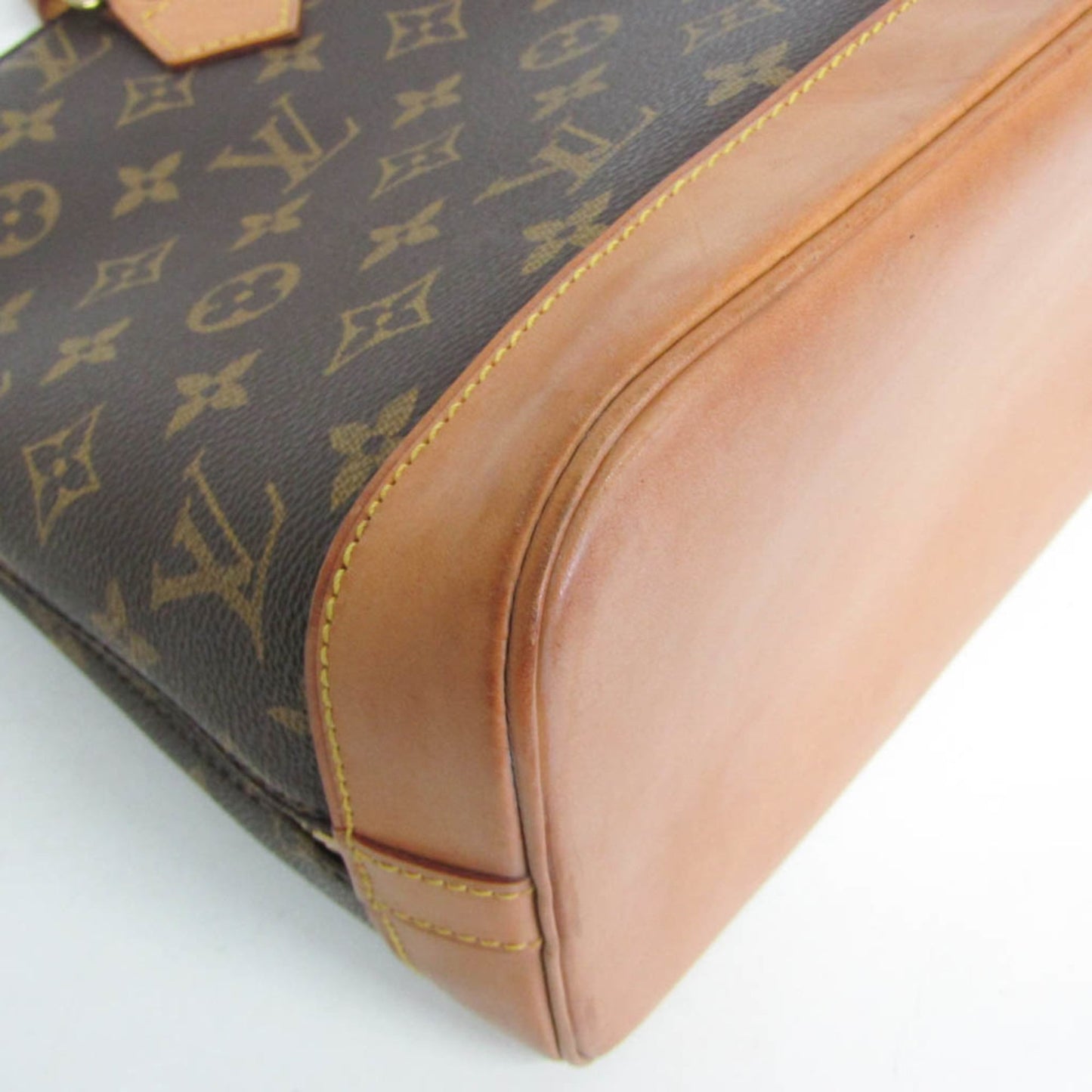 Louis Vuitton Alma Monogram, Brown, Canvas, Handbag