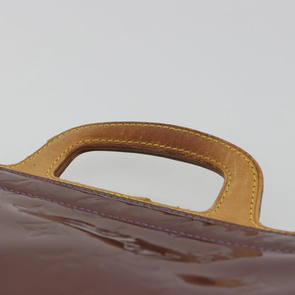 Louis Vuitton Stanton Monogram Vernis, Purple, Patent Leather, Tote Bag