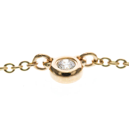 Tiffany & Co. Elsa Peretti Diamonds By The Yard Pendant 18K Rose Gold with Diamond, Gold, Pink Gold, Necklace