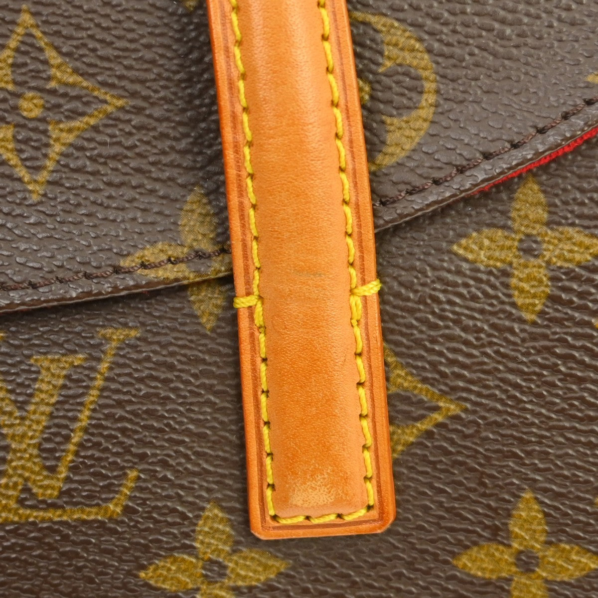 Louis Vuitton Sonatine Monogram Canvas, Brown, Canvas, Handbag