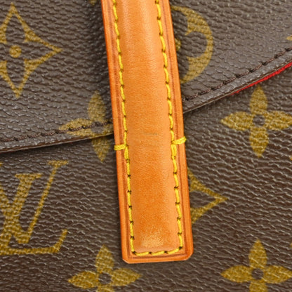 Louis Vuitton Sonatine Monogram Canvas, Brown, Canvas, Handbag