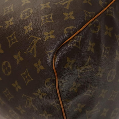 Louis Vuitton Keepall Bag Monogram Canvas, BROWN, CANVAS, Travel bag