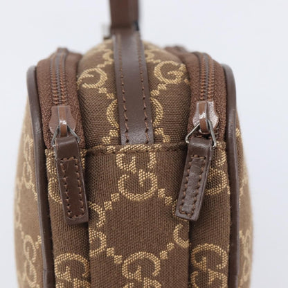 Gucci Crossbody Canvas, Brown, Canvas, Crossbody Bag