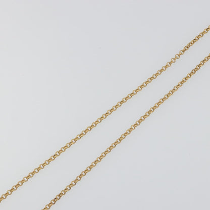 Chanel CC No.5 Perfume Bottle Pendant Metal, Gold, Metal, Necklace