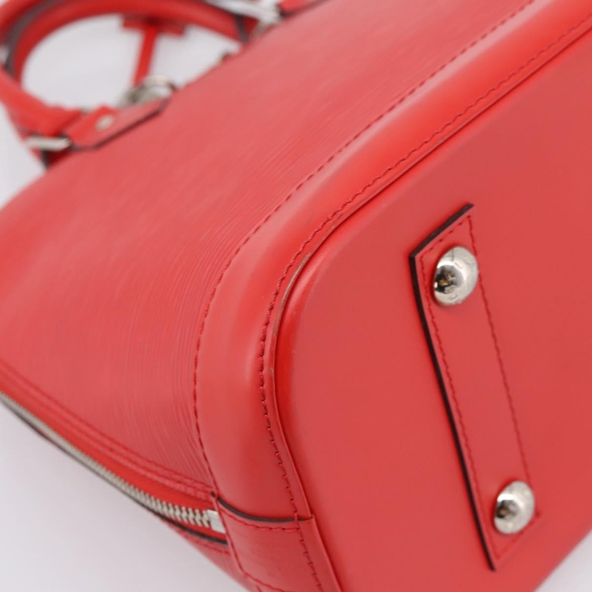 Louis Vuitton Alma Epi, Red, Leather, Handbag