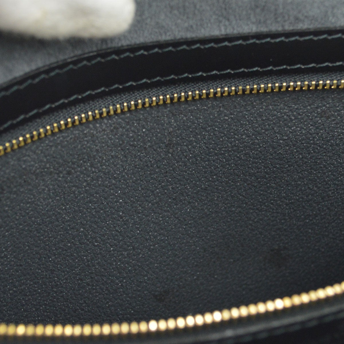 Louis Vuitton Sorbonne Epi Leather, Black, Leather, Handbag