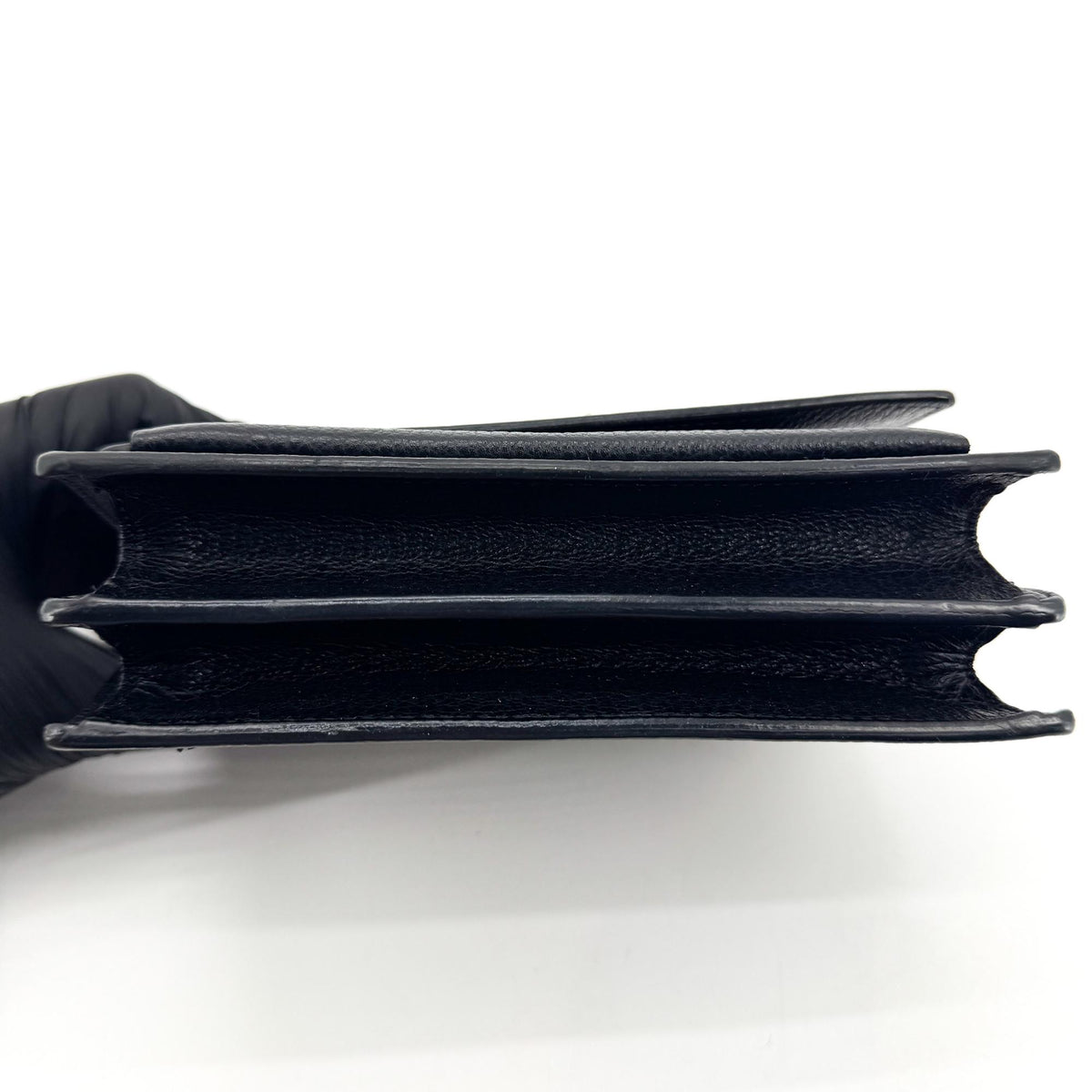 Saint Laurent Sunset Leather, Black, Leather, Crossbody Bag