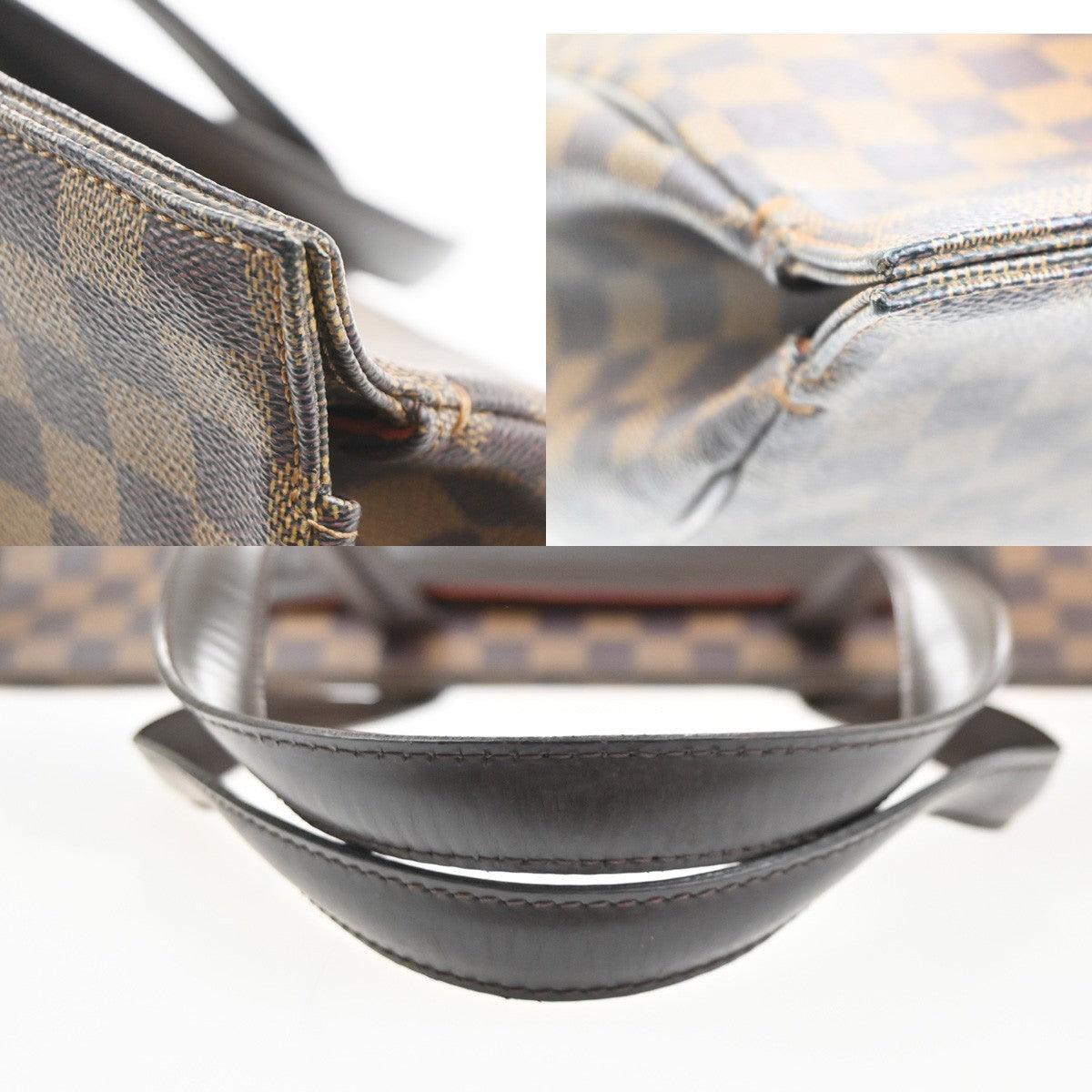 Louis Vuitton Parioli Damier, Brown, Canvas, Shoulder Bag