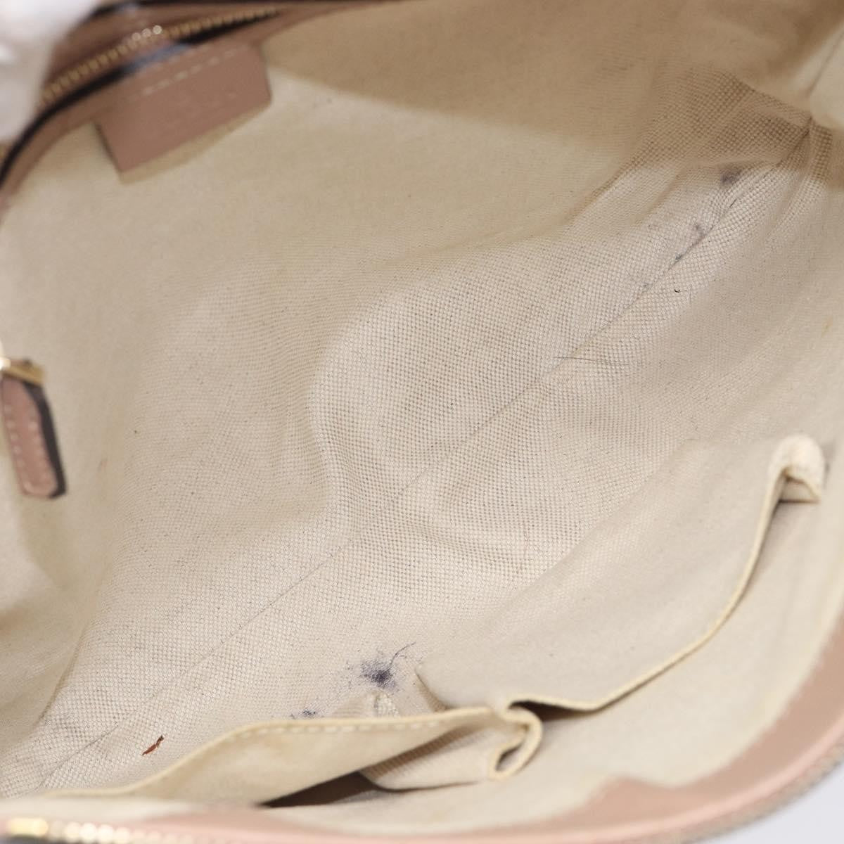 Gucci Mayfair Messenger GG Canvas and Leather, Beige, Canvas, Shoulder Bag