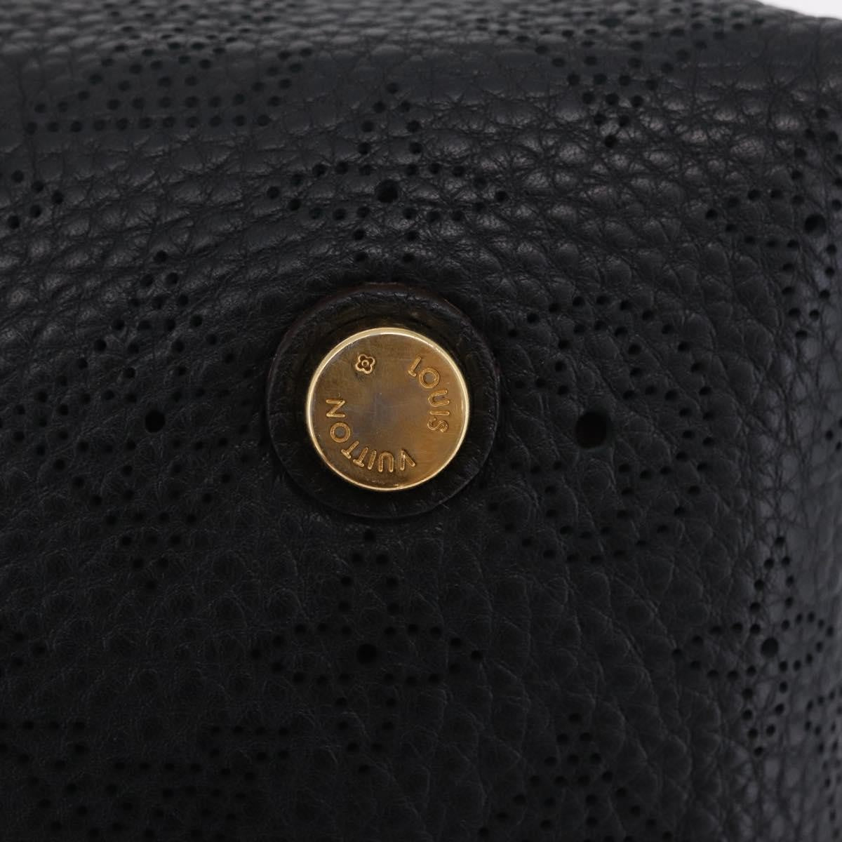 Louis Vuitton Galatea Mahina Leather, Black, Leather, Handbag