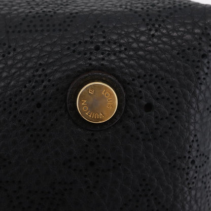 Louis Vuitton Galatea Mahina Leather, Black, Leather, Handbag