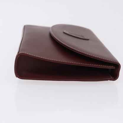 Cartier Must de Cartier Clutch Leather, Burgundy, Leather, Clutch