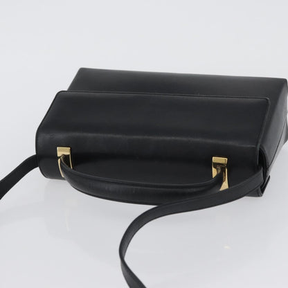 Salvatore Ferragamo Vintage Leather, Black, Leather, Handbag