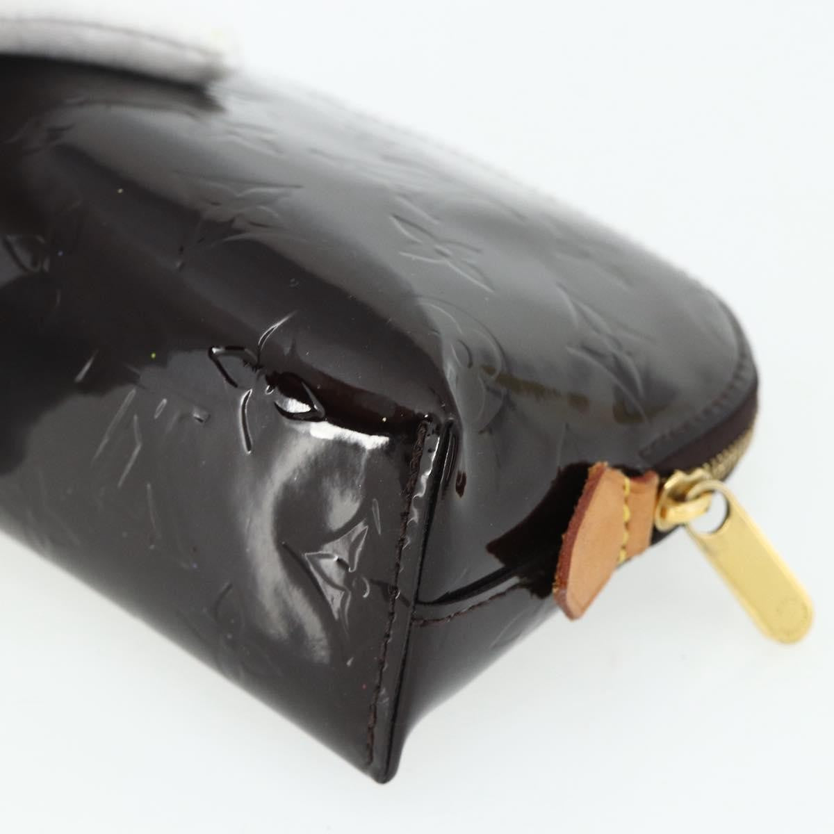 Louis Vuitton Cosmetic Monogram Vernis, Burgundy, Patent Leather, Toiletry Case