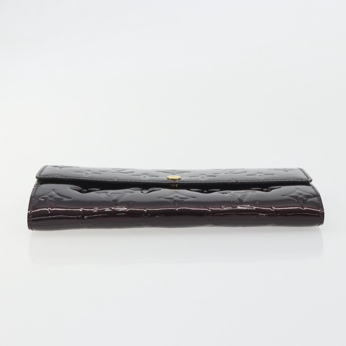 Louis Vuitton Sarah Monogram Vernis, Burgundy, Patent Leather, Clutch