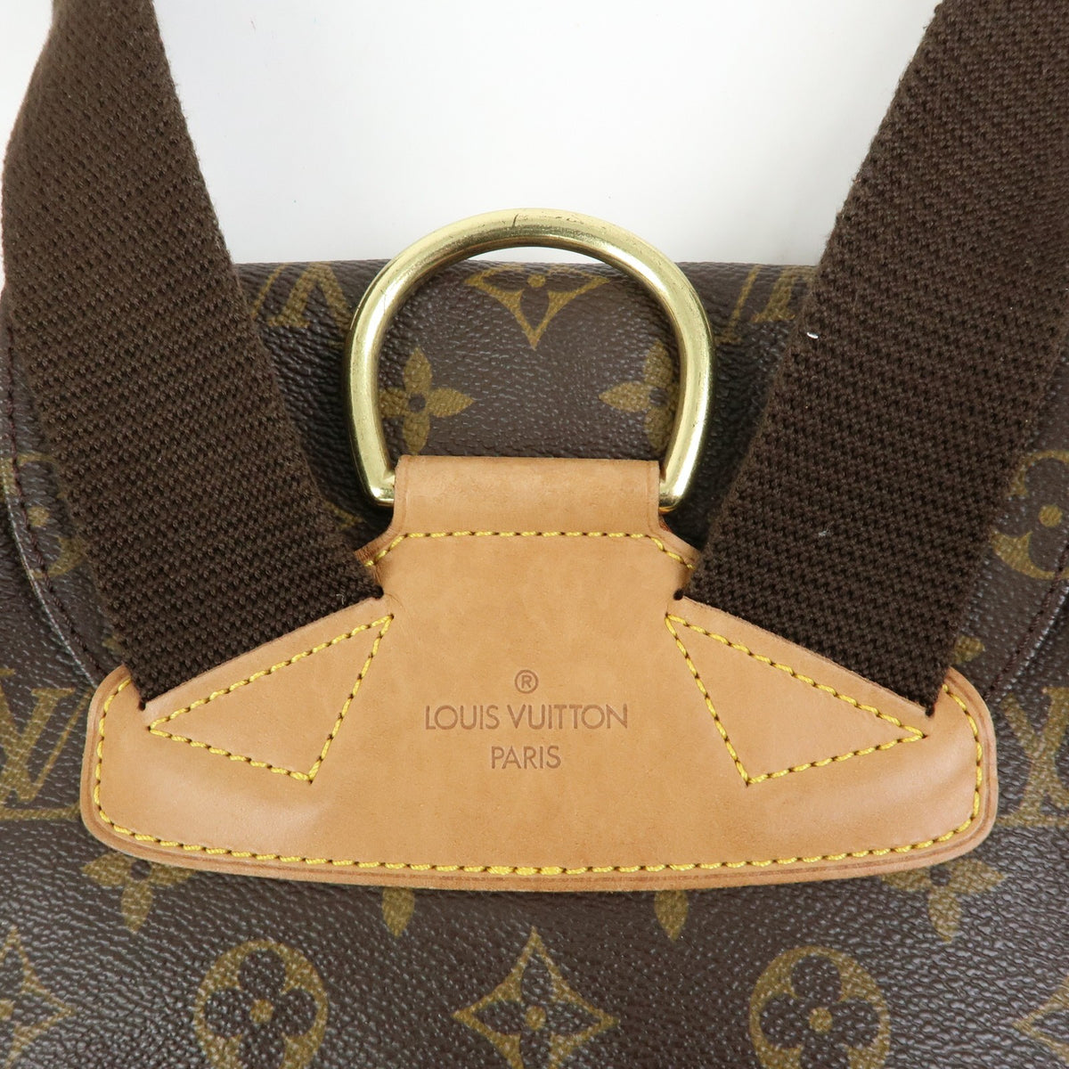 Louis Vuitton Vintage Montsouris Monogram Canvas, Brown, Canvas, Backpack