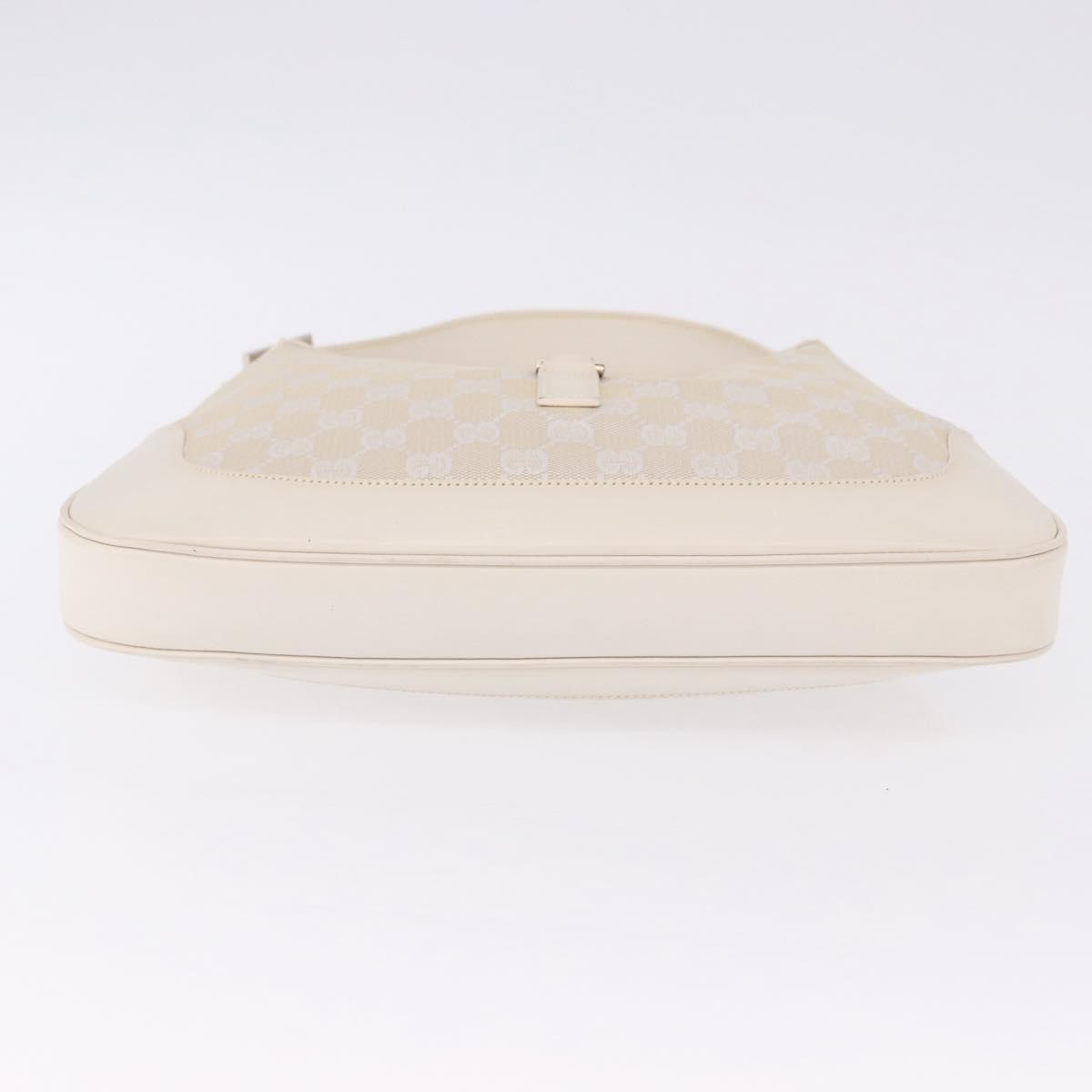 Gucci Jackie Canvas, White, Canvas, Handbag