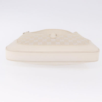 Gucci Jackie Canvas, White, Canvas, Handbag