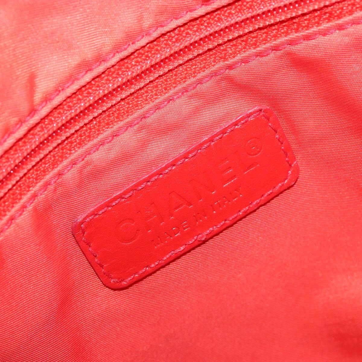 Chanel Travel Line Convertible Satchel Nylon, RED, NYLON, Handbag